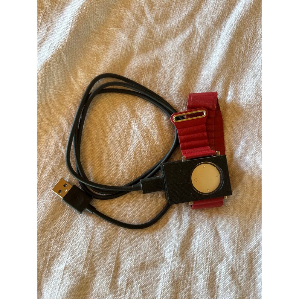 Empatica Embrace Seizure Detection Watch Red Band with Charging Dock & USB Cable
